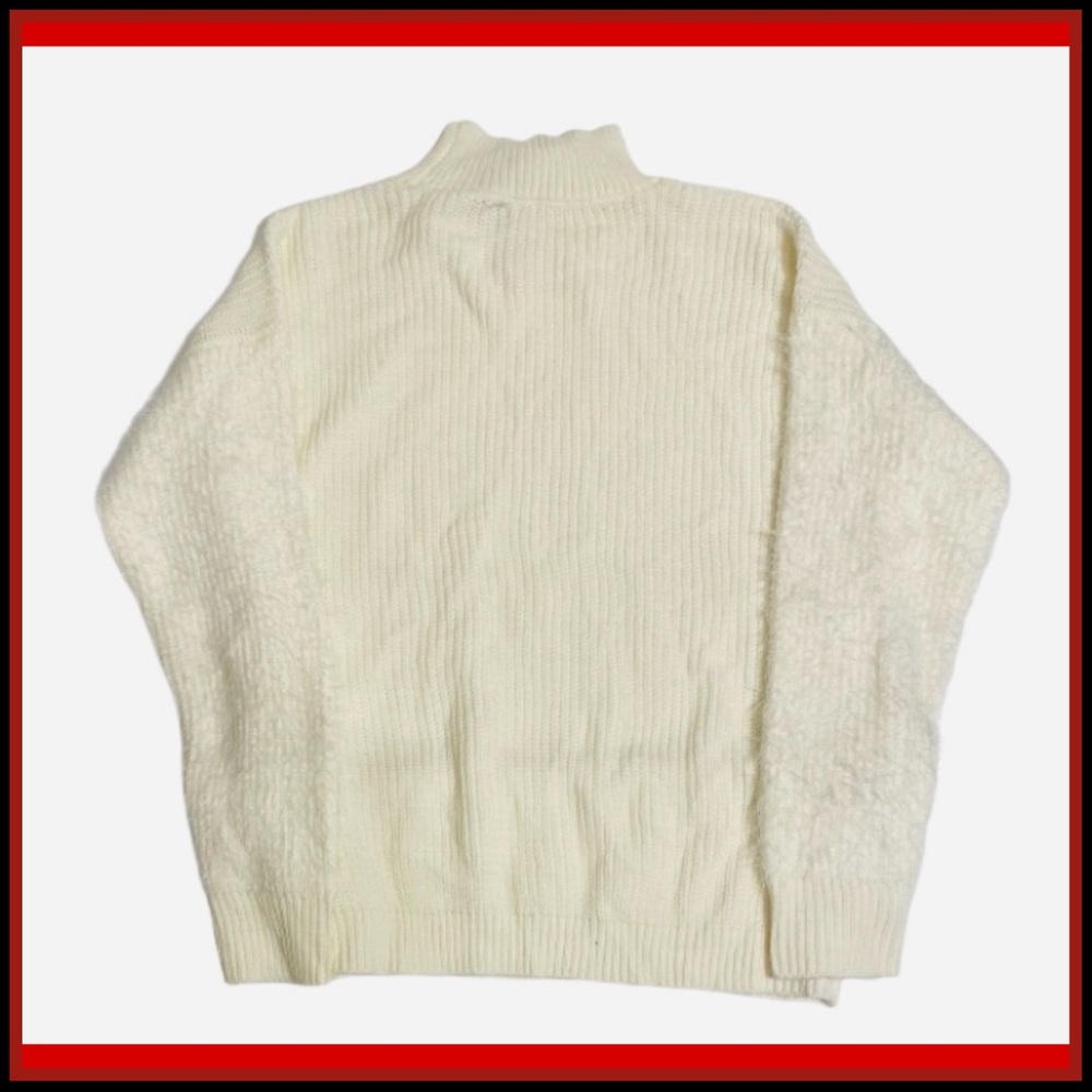 NWT LOVE BY DESIGN CREAM MOCK NECK SWEATER XL - Picture 6 of 13